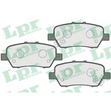 05P1692 LPR Комплект тормозных колодок, дисковый тормоз