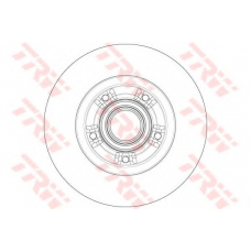 DF6203BS TRW Тормозной диск