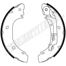 7386 TRUSTING Комплект тормозных колодок