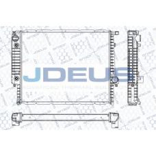 RA0050040 JDEUS Радиатор, охлаждение двигателя