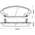 572464B BENDIX Комплект тормозных колодок, дисковый тормоз