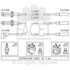 4.9376 FACET Комплект проводов зажигания