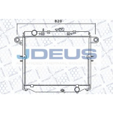 028M31 JDEUS Радиатор, охлаждение двигателя