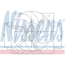 85028 NISSENS Вентилятор, охлаждение двигателя