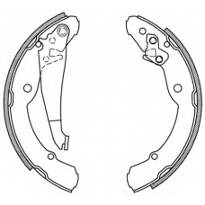 BSA2029.00 OPEN PARTS Комплект тормозных колодок