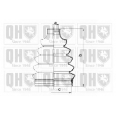 QJB1069 QUINTON HAZELL Комплект пылника, приводной вал