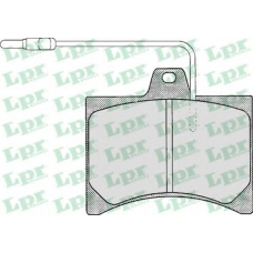 05P195 LPR Комплект тормозных колодок, дисковый тормоз