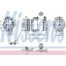 89333 NISSENS Компрессор, кондиционер