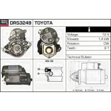 DRS3249 DELCO REMY Стартер