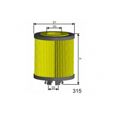 L115 MISFAT Масляный фильтр