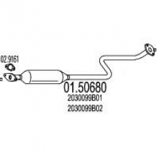 01.50680 MTS Средний глушитель выхлопных газов