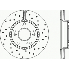 BDRS2274.25 OPEN PARTS Тормозной диск