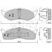 822-356-0 CIFAM Комплект тормозных колодок, дисковый тормоз
