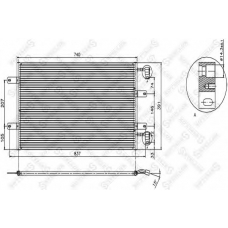 10-45480-SX STELLOX Конденсатор, кондиционер