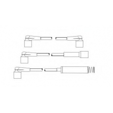 PS 6581 SCT Комплект проводов зажигания