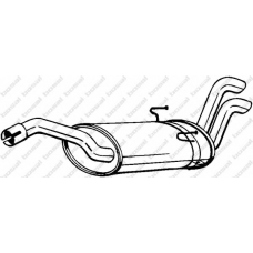 190-297 BOSAL Глушитель выхлопных газов конечный