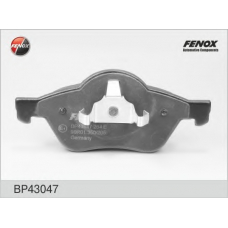 BP43047 FENOX Комплект тормозных колодок, дисковый тормоз