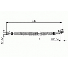 1 987 481 515 BOSCH Тормозной шланг