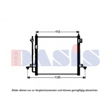 142031N AKS DASIS Конденсатор, кондиционер