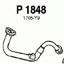 P1848 FENNO Труба выхлопного газа