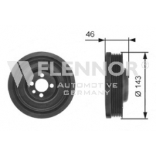 FVD99562 FLENNOR Ременный шкив, коленчатый вал