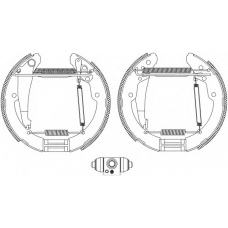 R1316 PAGID Комплект тормозных колодок