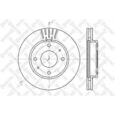 6020-3411V-SX STELLOX Тормозной диск