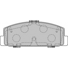 DBP321721 DURON Комплект тормозных колодок, дисковый тормоз