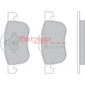 1170013 METZGER Комплект тормозных колодок, дисковый тормоз