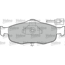 598033 VALEO Комплект тормозных колодок, дисковый тормоз