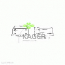31-3835 KAGER Масляный радиатор, двигательное масло