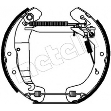51-0141 METELLI Комплект тормозных колодок
