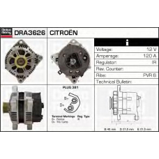 DRA3626 DELCO REMY Генератор