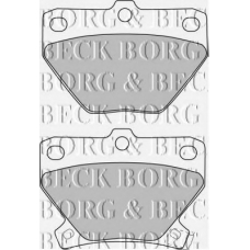 BBP1712 BORG & BECK Комплект тормозных колодок, дисковый тормоз