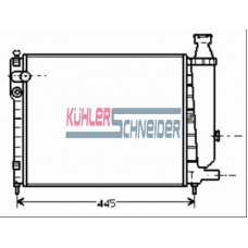 1503901 KUHLER SCHNEIDER Радиатор, охлаждение двигател