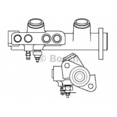 F 026 003 014 BOSCH Главный тормозной цилиндр