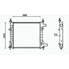 RM0100 EQUAL QUALITY Радиатор, охлаждение двигателя