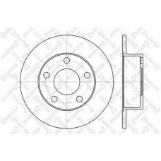 6020-4764-SX STELLOX Тормозной диск