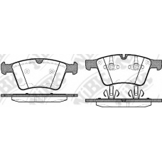 PN0464 NiBK Комплект тормозных колодок, дисковый тормоз