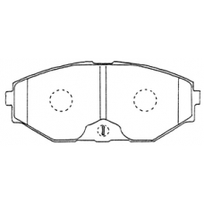 PN-2261 JNBK Колодки тормозные