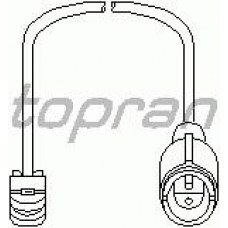 500 662 TOPRAN Датчик, износ тормозных колодок