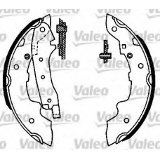 562027 VALEO Комплект тормозных колодок