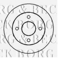 BBD4889 BORG & BECK Тормозной диск