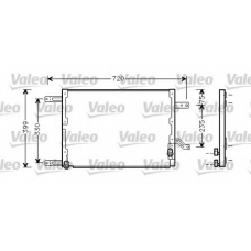 818052 VALEO Конденсатор, кондиционер