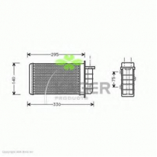 32-0051 KAGER Теплообменник, отопление салона
