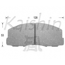 D6017 KAISHIN Комплект тормозных колодок, дисковый тормоз