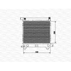 350213535000 MAGNETI MARELLI Радиатор, охлаждение двигателя