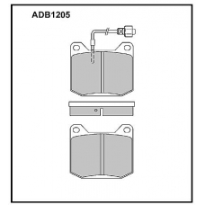 ADB1205 Allied Nippon Тормозные колодки