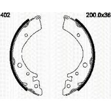 8100 40402 TRIDON Brake shoes