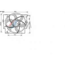 BW7515 GERI Вентилятор, охлаждение двигателя